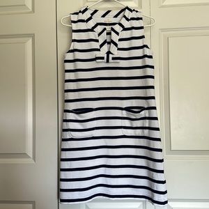Women’s Striped Kate Spade Tropez Sleeveless Dress  Size M 100% Cotton